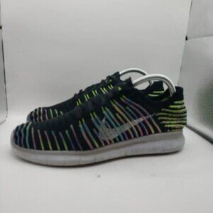 Nike Mens Shoes Free RN Flyknit Size 9.5 M Athletic Sneaker Running Pre Owned